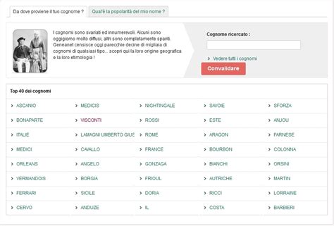 Origine, etimologia, popolarità del tuo cognome .